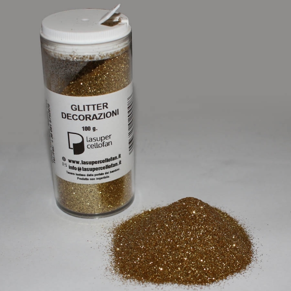 Glitter in poliestere Oro - Decorazioni - Cosmetici - Vernici